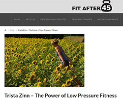 Trista Zinn - The Power of Low Pressure Fitness, FitAfter45
